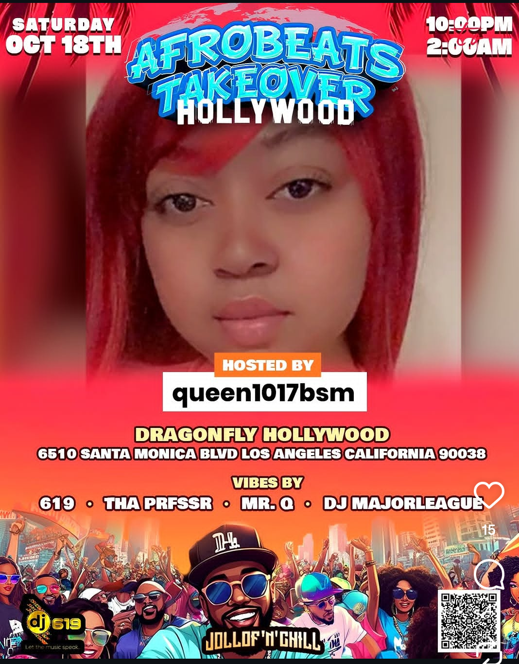 Afrobeats Takeover Hollywood dragonfly Hollywood Hosted By Queen Breezy 1017