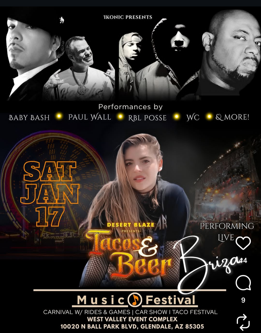 Brizadelmarmusic performing live Glendale