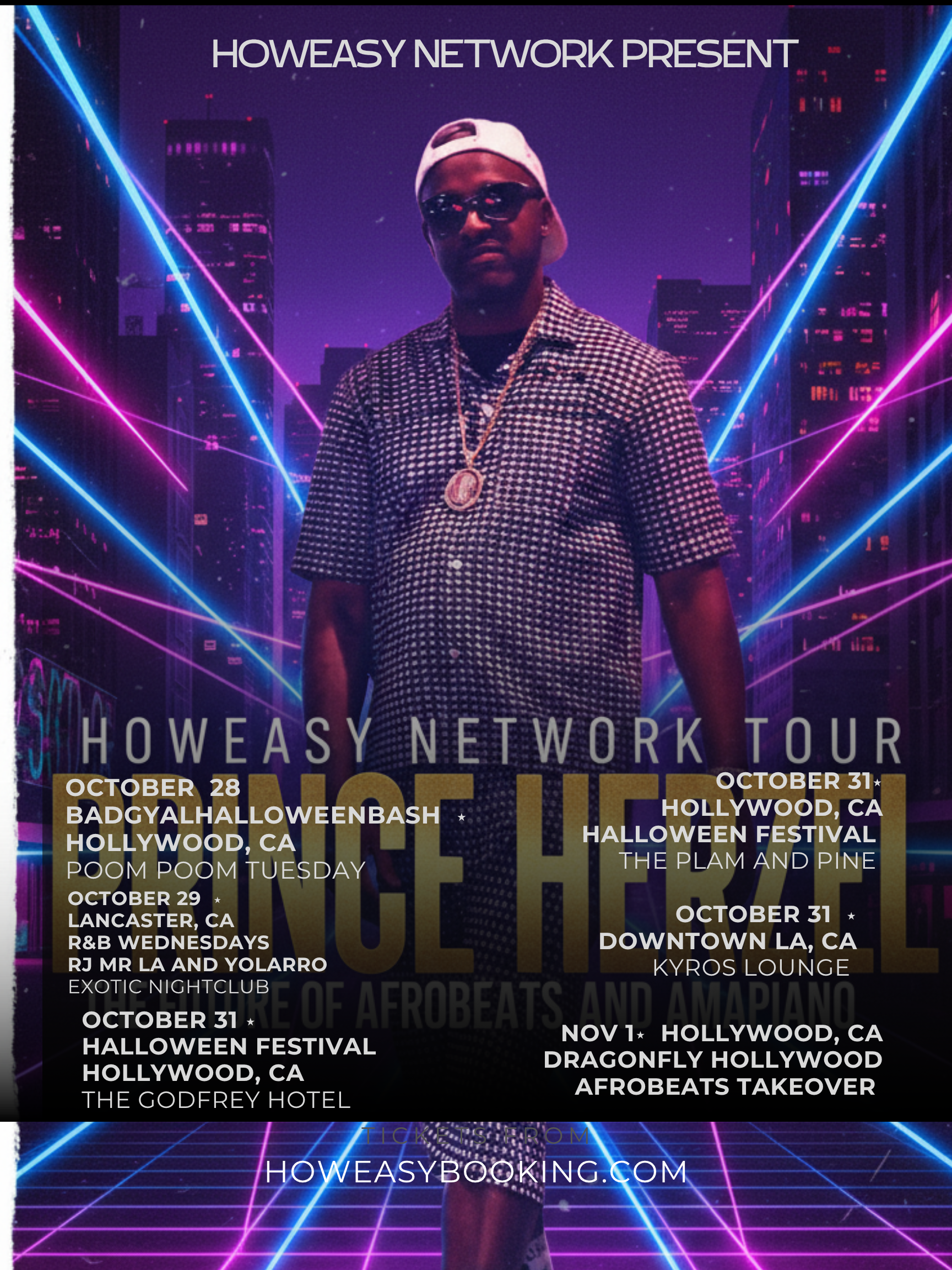 HowEasy Network Tour ft. Prince Herzel - Los Angeles Halloween Week Takeover