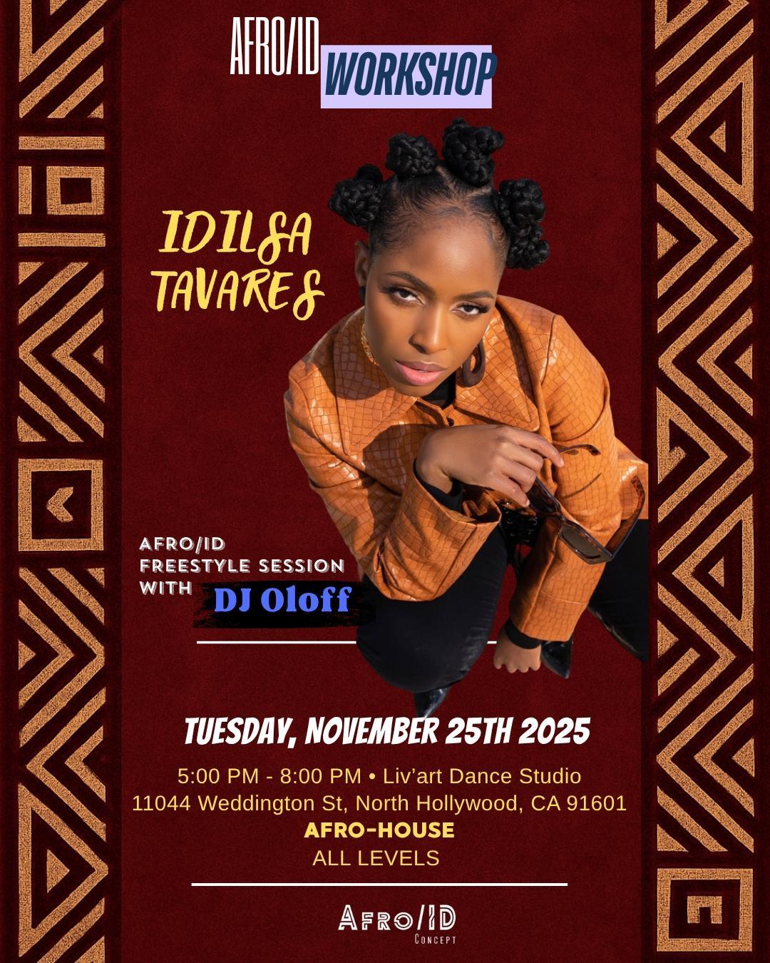 Afro/ID Workshop with Idilsa Tavares | Afro-House Freestyle Session with DJ Oloff