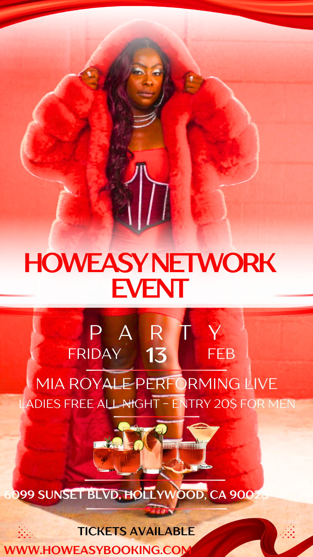 Friday, Feb 13 - Sunset Rooftop Party (w/ Most Wanted DJ)